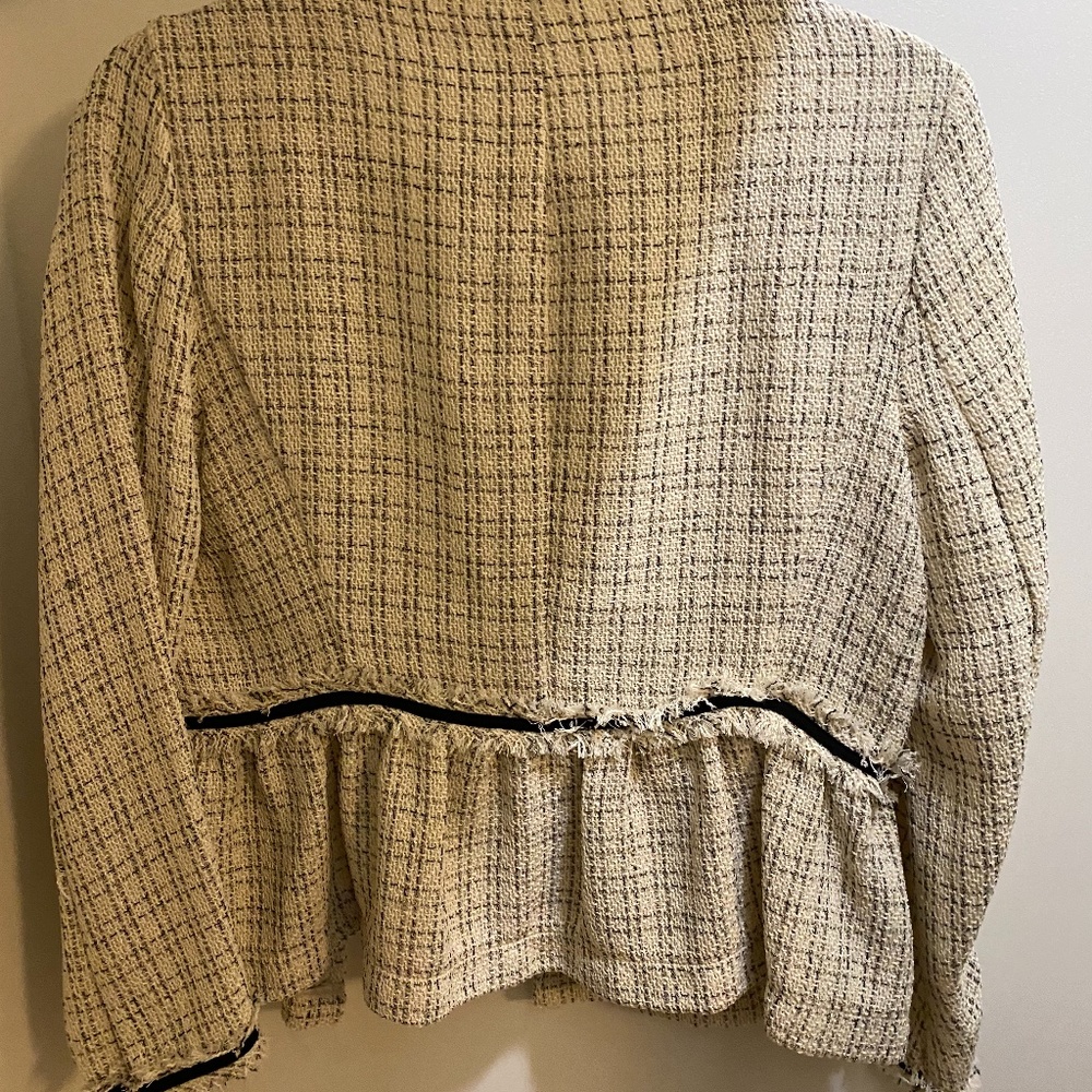 Zara Cream/Black Jacket